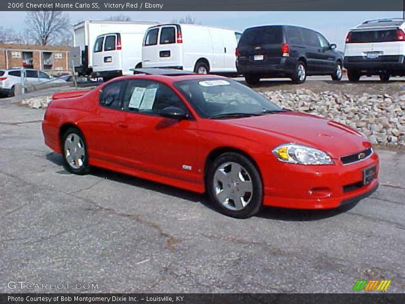 Victory Red / Ebony 2006 Chevrolet Monte Carlo SS