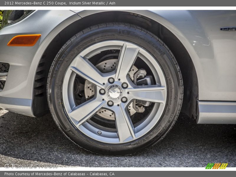 Iridium Silver Metallic / Ash 2012 Mercedes-Benz C 250 Coupe