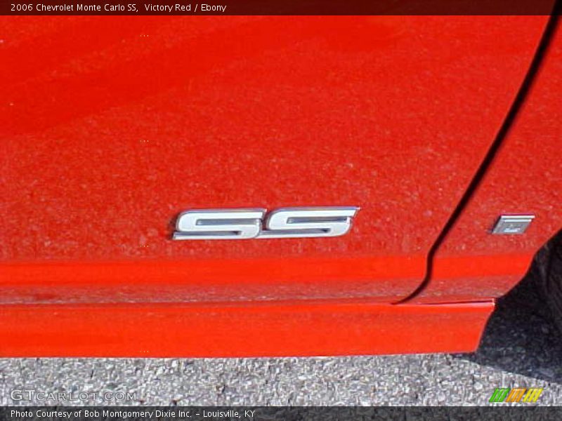 Victory Red / Ebony 2006 Chevrolet Monte Carlo SS