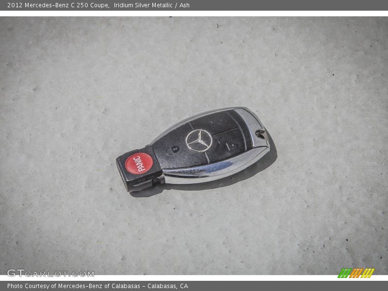 Iridium Silver Metallic / Ash 2012 Mercedes-Benz C 250 Coupe