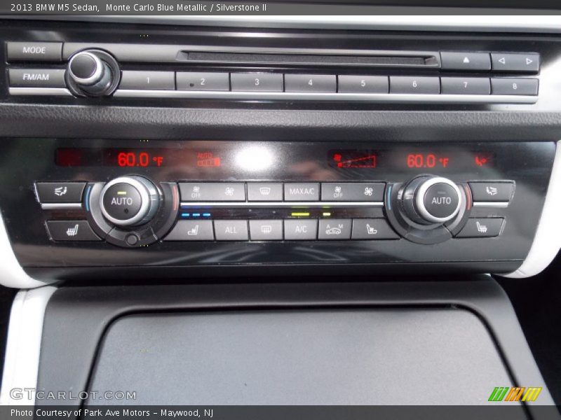 Controls of 2013 M5 Sedan