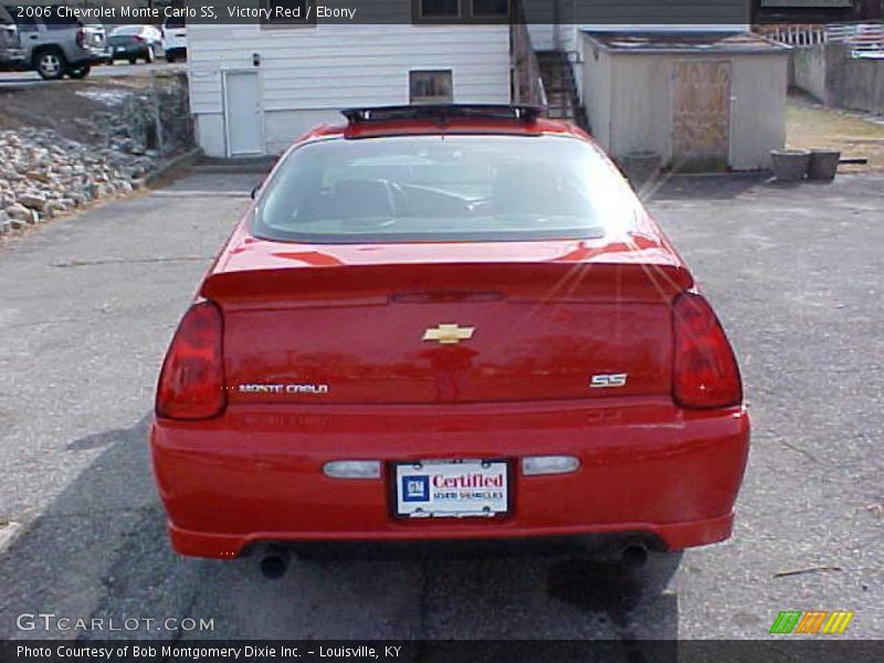 Victory Red / Ebony 2006 Chevrolet Monte Carlo SS
