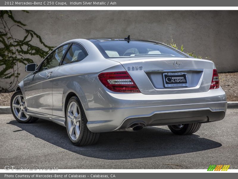 Iridium Silver Metallic / Ash 2012 Mercedes-Benz C 250 Coupe
