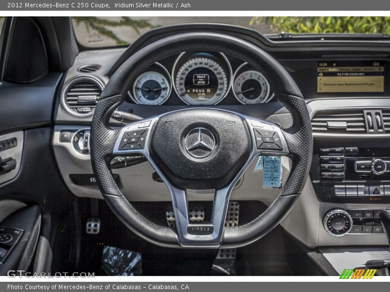 Iridium Silver Metallic / Ash 2012 Mercedes-Benz C 250 Coupe