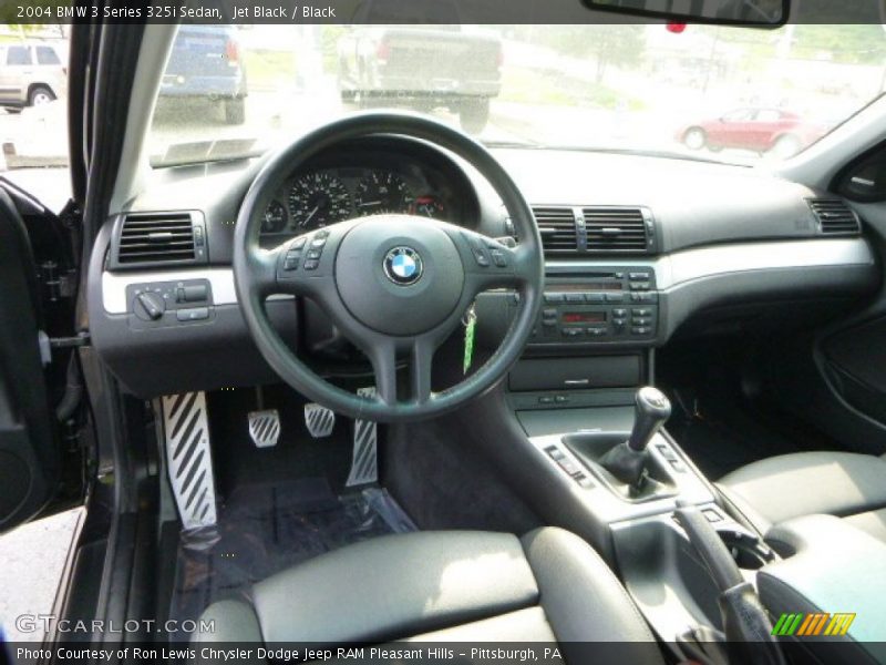 Black Interior - 2004 3 Series 325i Sedan 