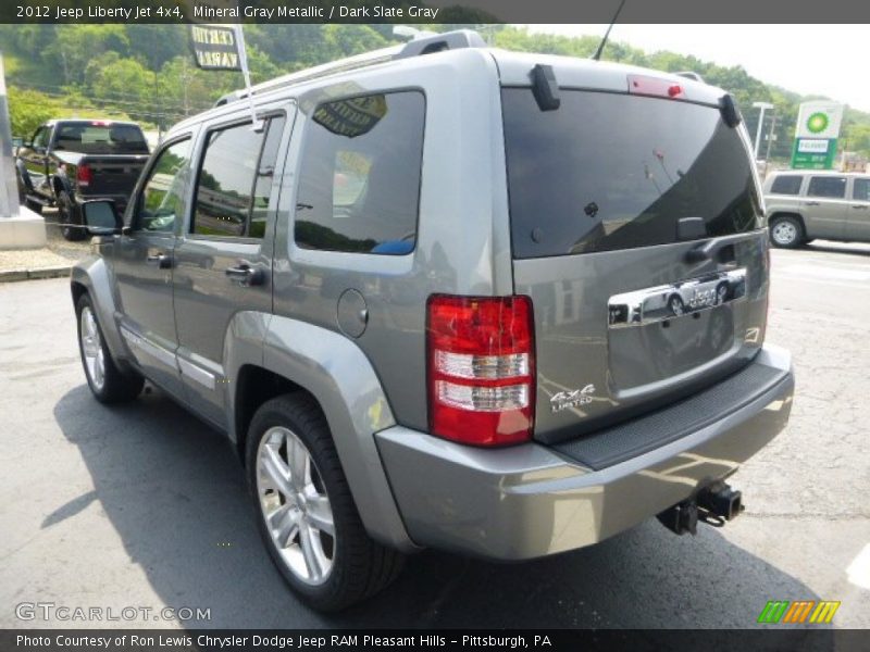 Mineral Gray Metallic / Dark Slate Gray 2012 Jeep Liberty Jet 4x4