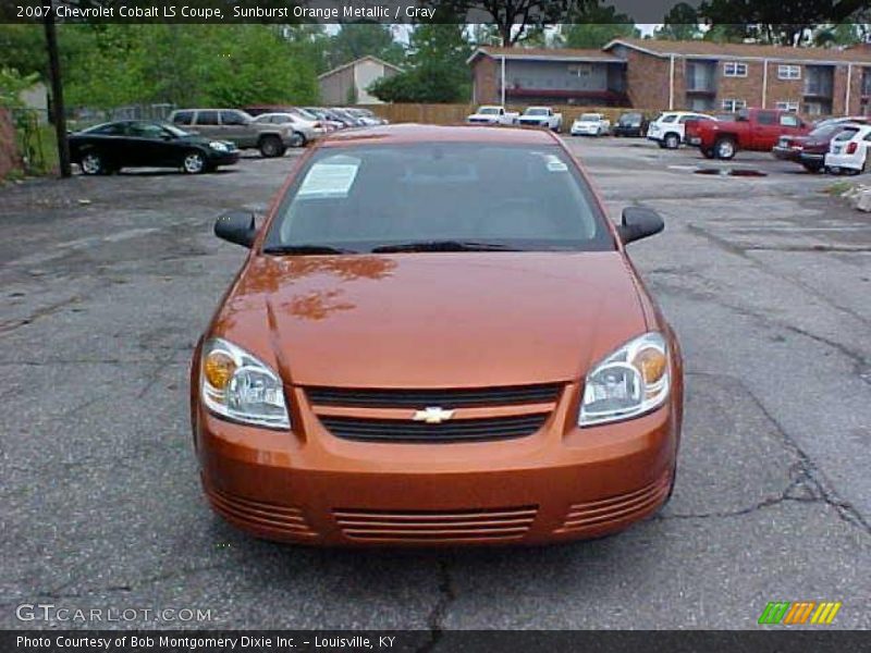 Sunburst Orange Metallic / Gray 2007 Chevrolet Cobalt LS Coupe