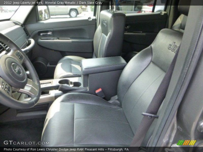 Mineral Gray Metallic / Dark Slate Gray 2012 Jeep Liberty Jet 4x4
