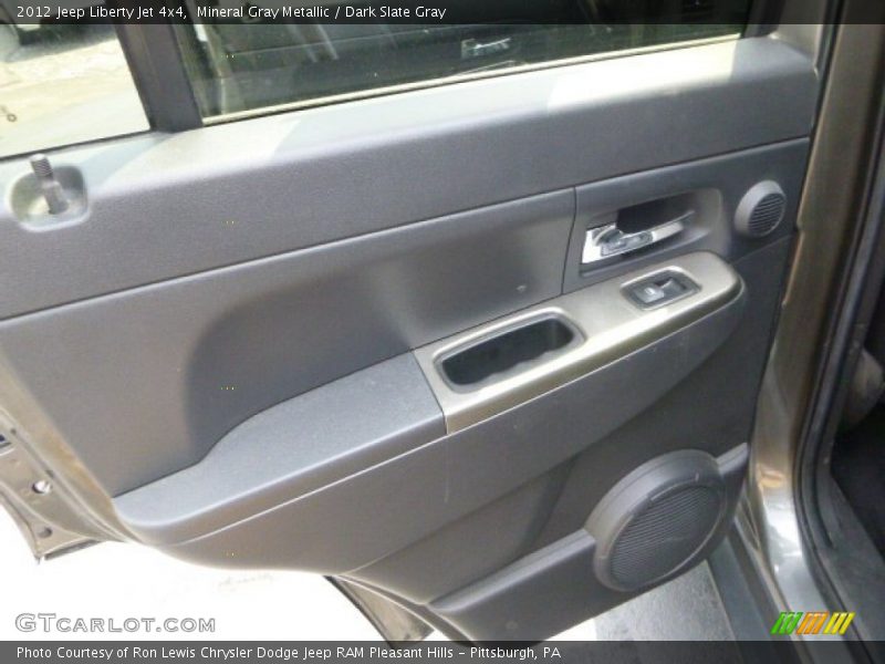 Mineral Gray Metallic / Dark Slate Gray 2012 Jeep Liberty Jet 4x4