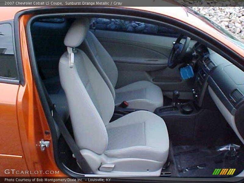 Sunburst Orange Metallic / Gray 2007 Chevrolet Cobalt LS Coupe