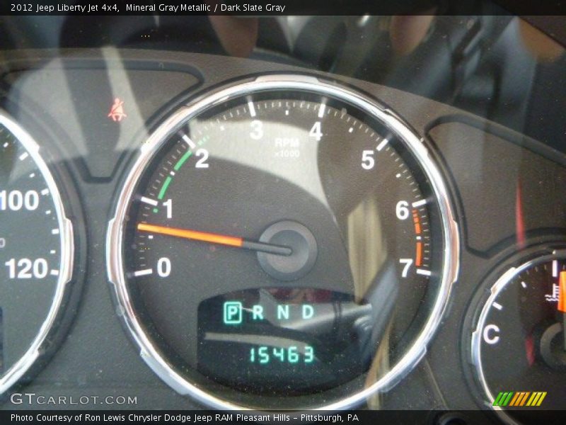 Mineral Gray Metallic / Dark Slate Gray 2012 Jeep Liberty Jet 4x4