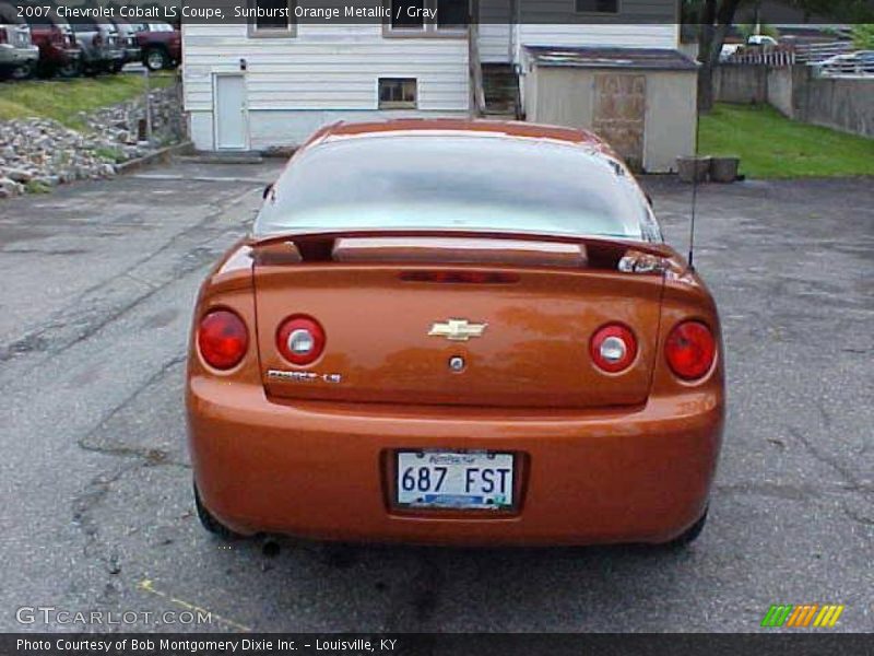 Sunburst Orange Metallic / Gray 2007 Chevrolet Cobalt LS Coupe