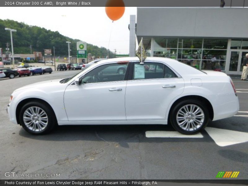 Bright White / Black 2014 Chrysler 300 C AWD