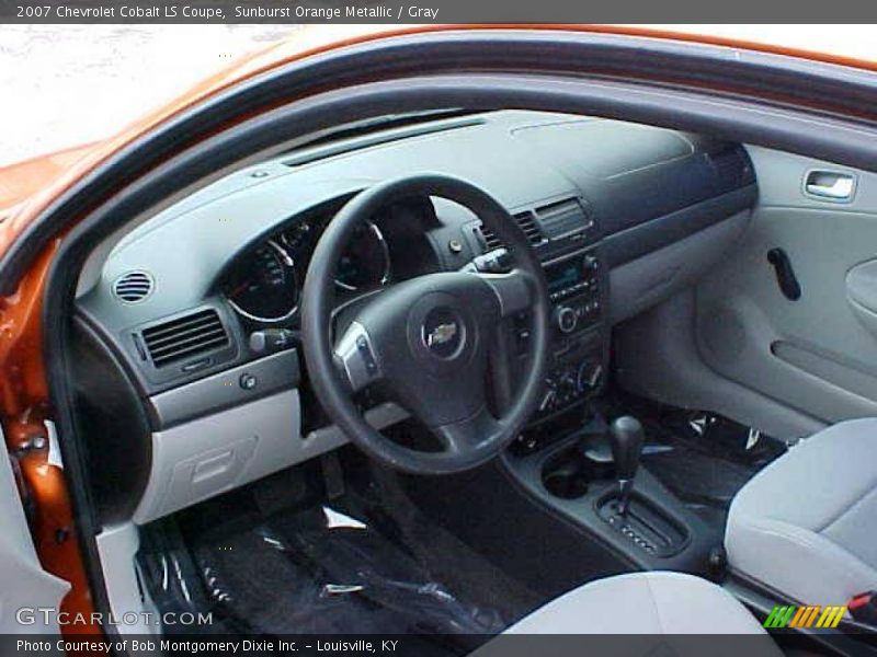 Sunburst Orange Metallic / Gray 2007 Chevrolet Cobalt LS Coupe