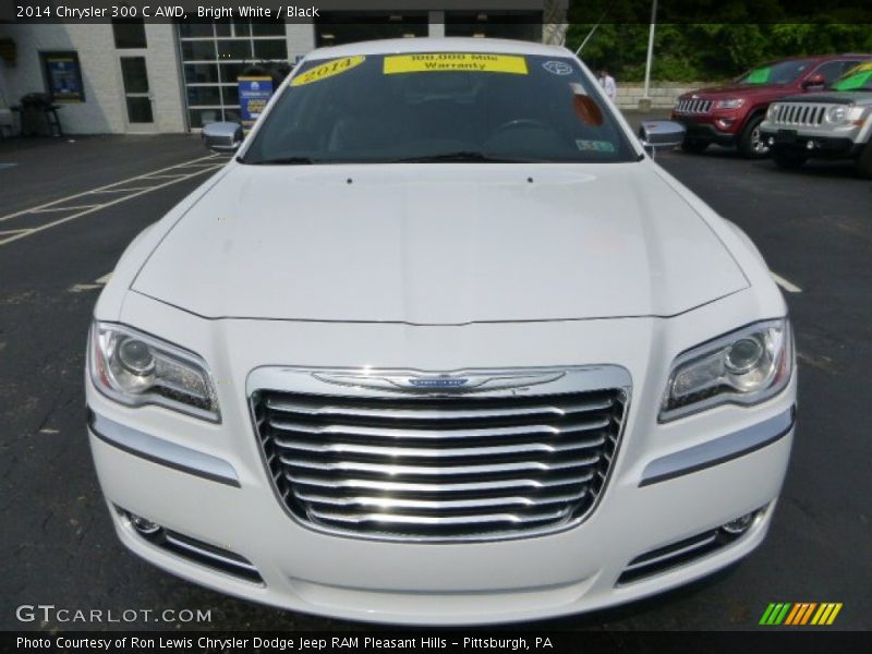 Bright White / Black 2014 Chrysler 300 C AWD