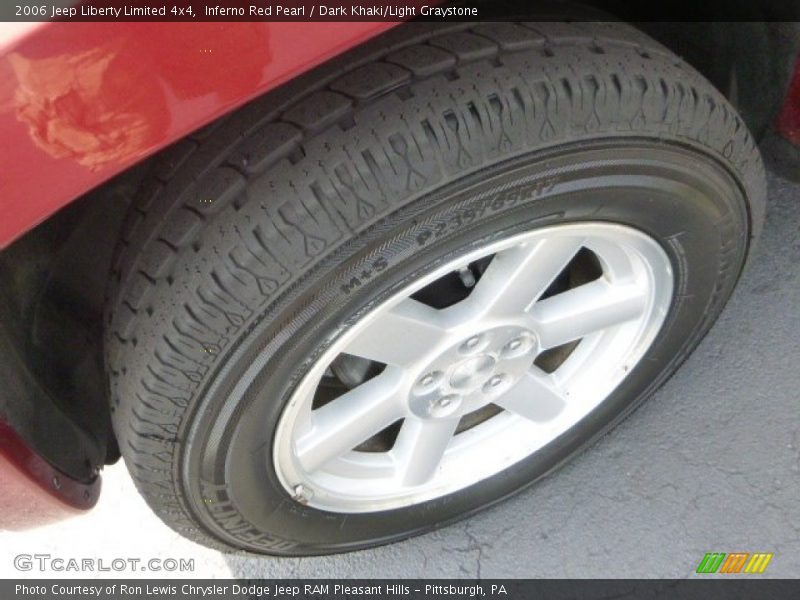 Inferno Red Pearl / Dark Khaki/Light Graystone 2006 Jeep Liberty Limited 4x4