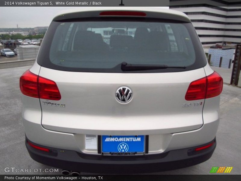 White Gold Metallic / Black 2014 Volkswagen Tiguan S