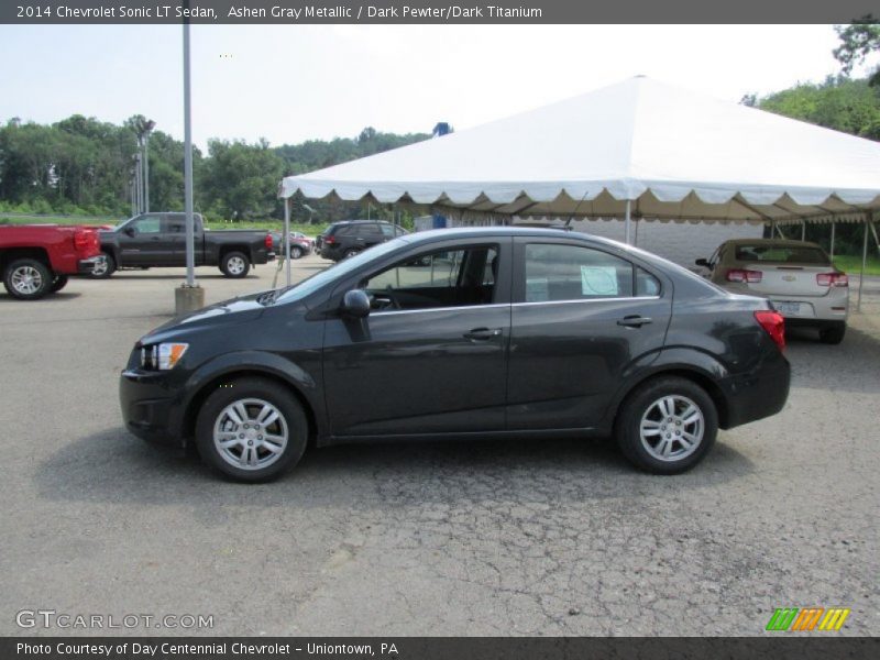 Ashen Gray Metallic / Dark Pewter/Dark Titanium 2014 Chevrolet Sonic LT Sedan