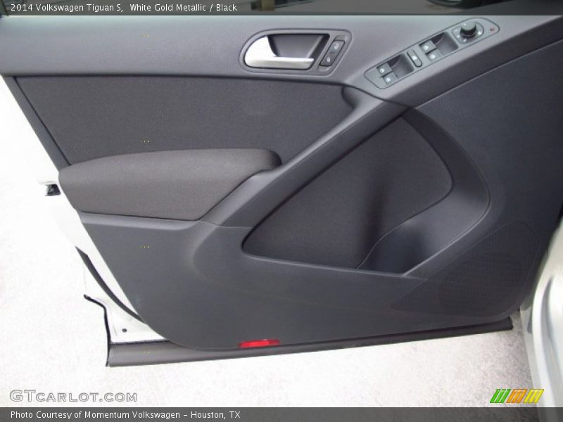 White Gold Metallic / Black 2014 Volkswagen Tiguan S