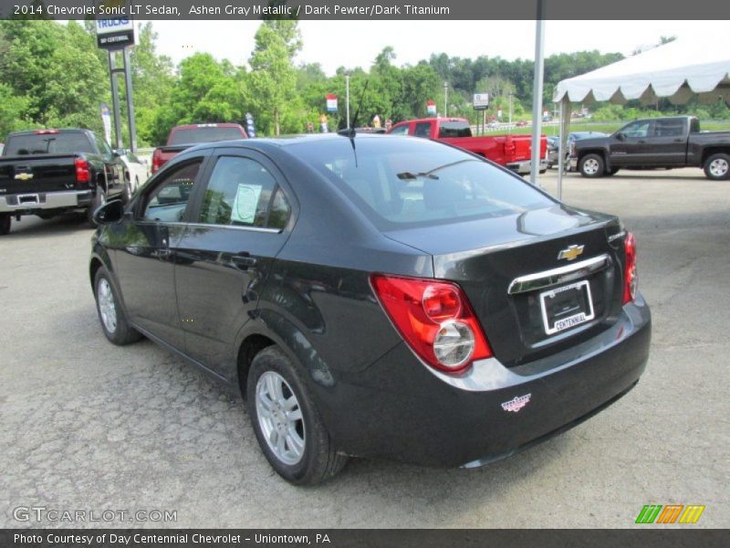 Ashen Gray Metallic / Dark Pewter/Dark Titanium 2014 Chevrolet Sonic LT Sedan