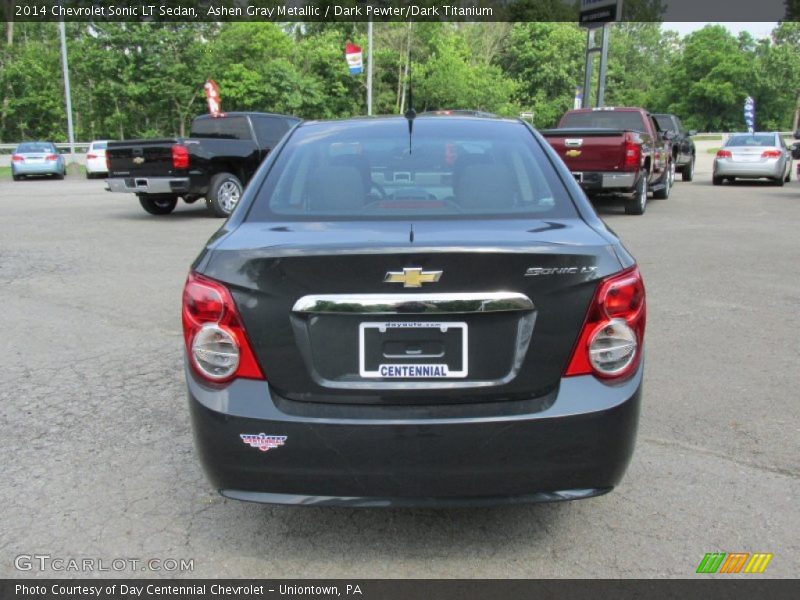 Ashen Gray Metallic / Dark Pewter/Dark Titanium 2014 Chevrolet Sonic LT Sedan