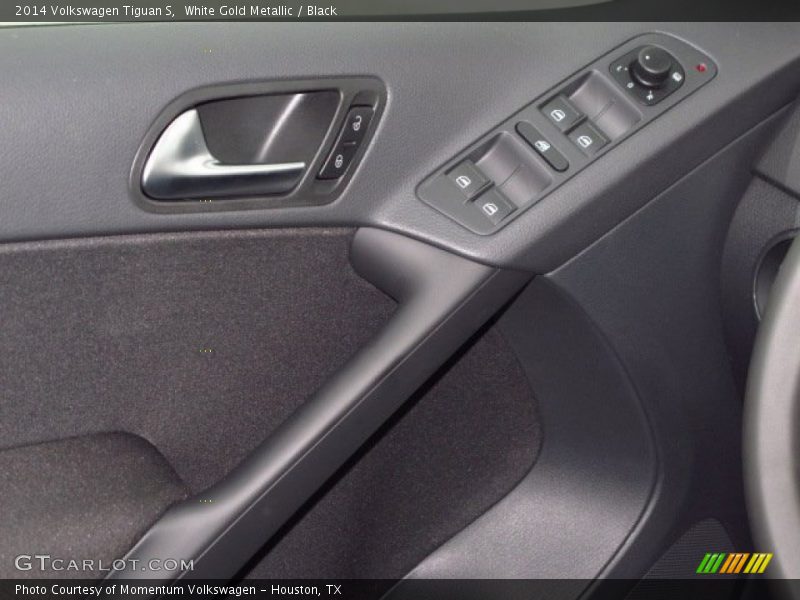 White Gold Metallic / Black 2014 Volkswagen Tiguan S