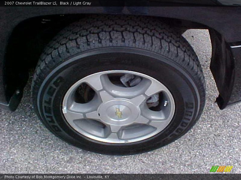 Black / Light Gray 2007 Chevrolet TrailBlazer LS