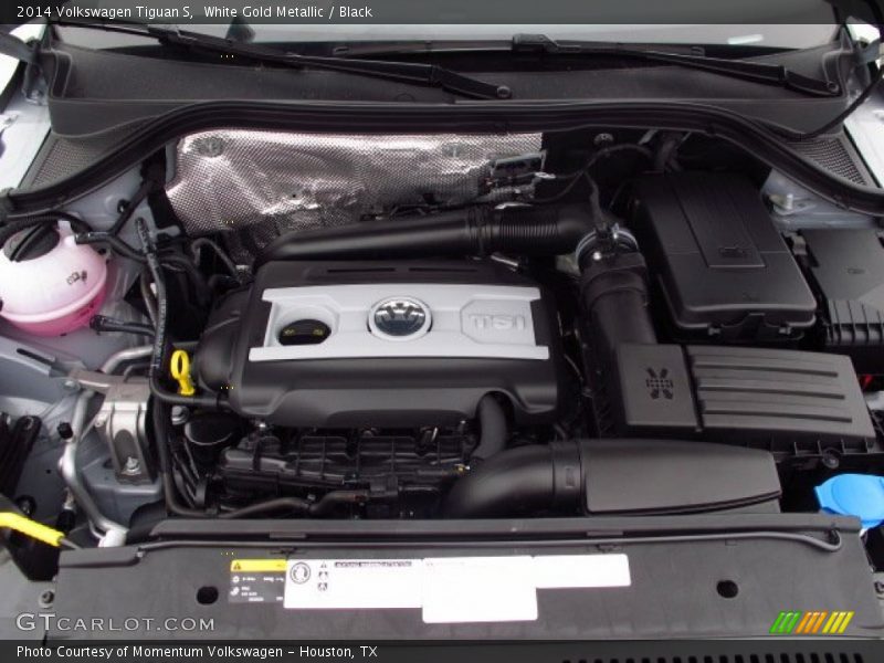 White Gold Metallic / Black 2014 Volkswagen Tiguan S