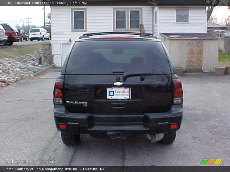 Black / Light Gray 2007 Chevrolet TrailBlazer LS