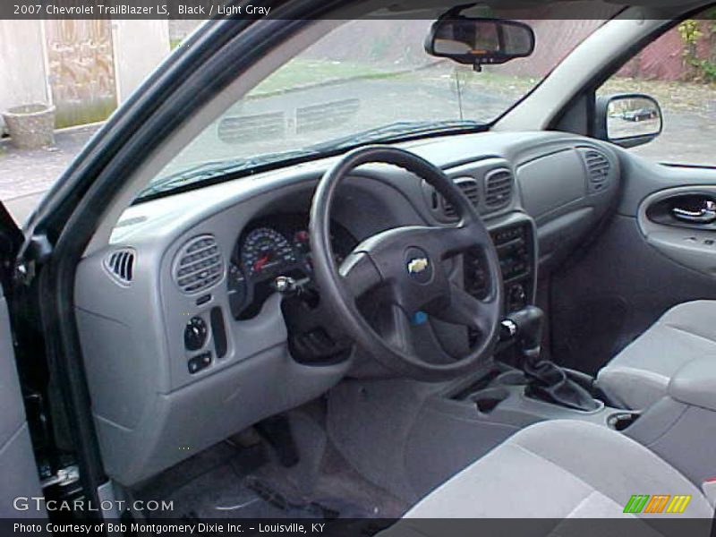 Black / Light Gray 2007 Chevrolet TrailBlazer LS