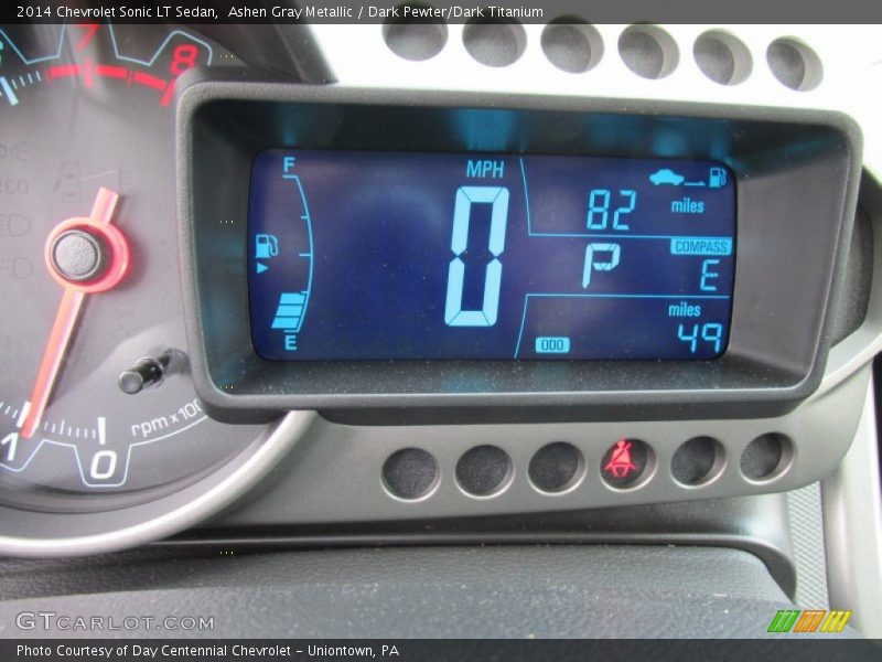 Ashen Gray Metallic / Dark Pewter/Dark Titanium 2014 Chevrolet Sonic LT Sedan