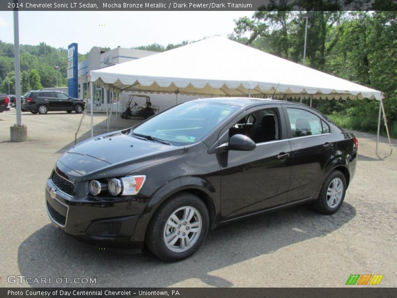 Mocha Bronze Metallic / Dark Pewter/Dark Titanium 2014 Chevrolet Sonic LT Sedan