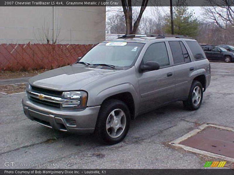 Graystone Metallic / Light Gray 2007 Chevrolet TrailBlazer LS 4x4