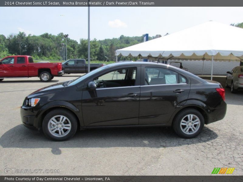 Mocha Bronze Metallic / Dark Pewter/Dark Titanium 2014 Chevrolet Sonic LT Sedan
