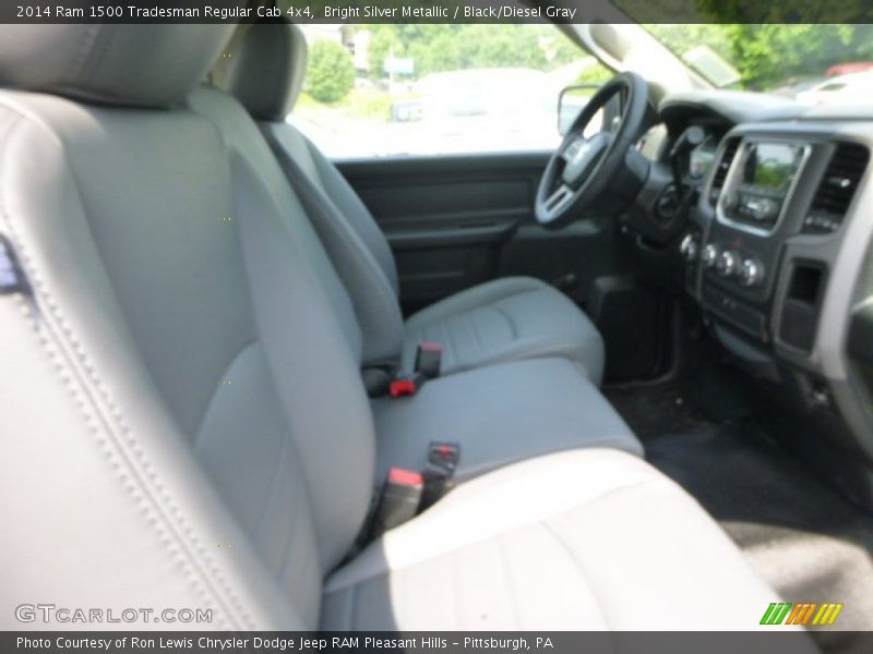 Bright Silver Metallic / Black/Diesel Gray 2014 Ram 1500 Tradesman Regular Cab 4x4