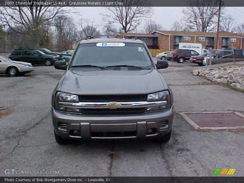 Graystone Metallic / Light Gray 2007 Chevrolet TrailBlazer LS 4x4