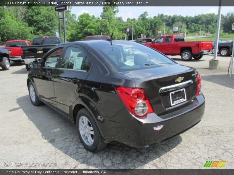 Mocha Bronze Metallic / Dark Pewter/Dark Titanium 2014 Chevrolet Sonic LT Sedan