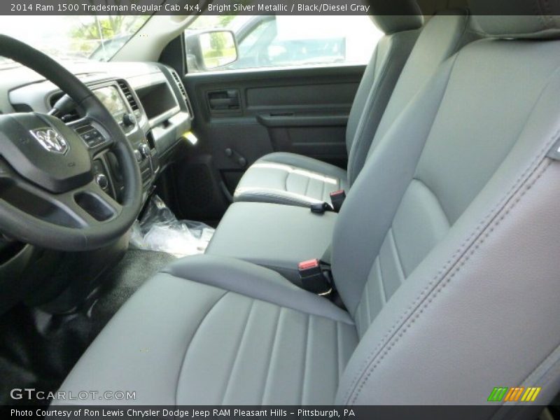 Bright Silver Metallic / Black/Diesel Gray 2014 Ram 1500 Tradesman Regular Cab 4x4