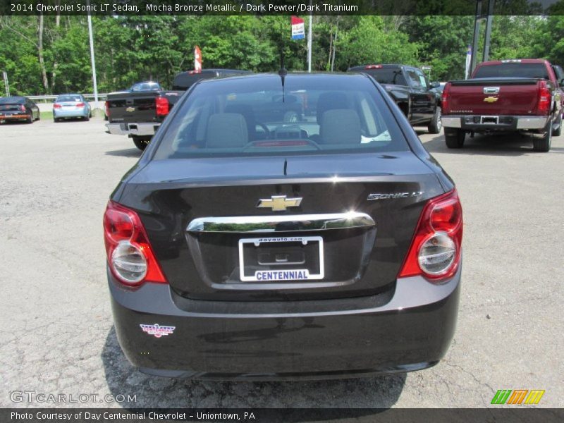 Mocha Bronze Metallic / Dark Pewter/Dark Titanium 2014 Chevrolet Sonic LT Sedan