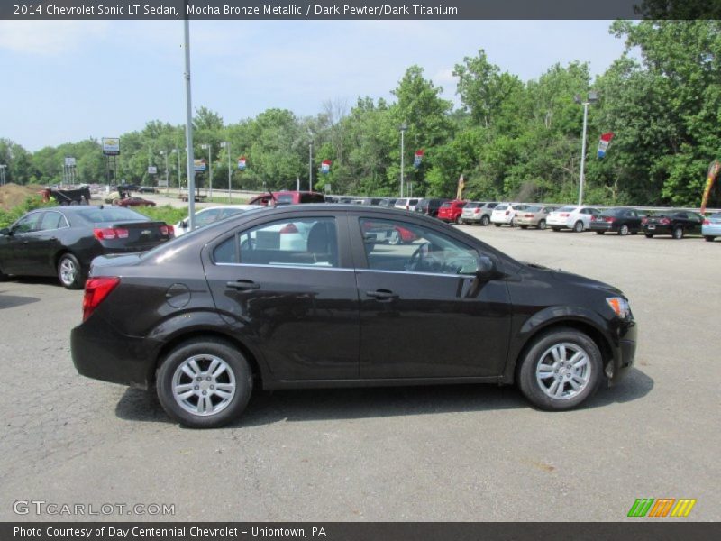 Mocha Bronze Metallic / Dark Pewter/Dark Titanium 2014 Chevrolet Sonic LT Sedan
