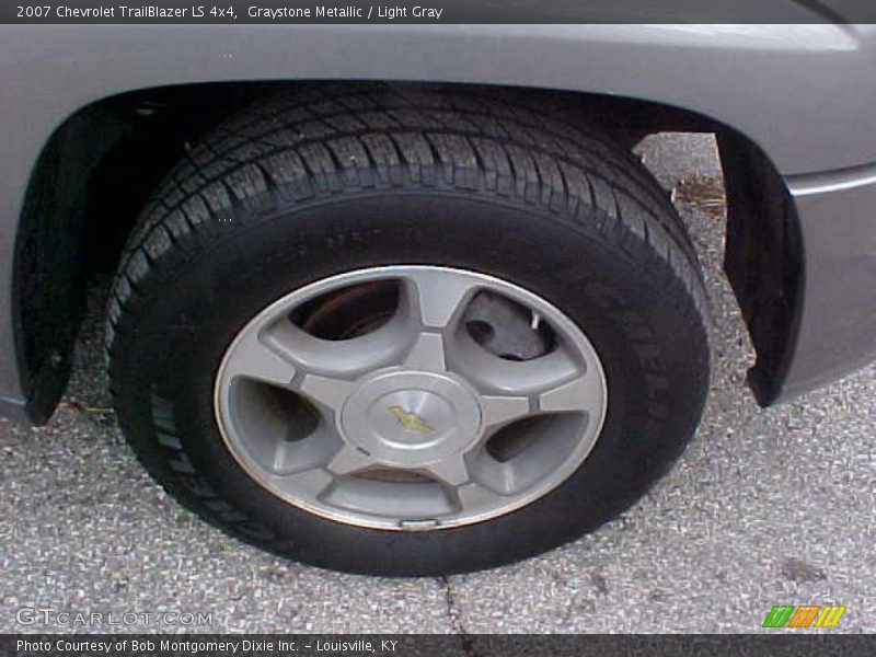 Graystone Metallic / Light Gray 2007 Chevrolet TrailBlazer LS 4x4