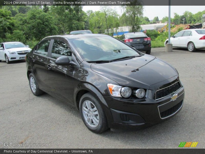 Mocha Bronze Metallic / Dark Pewter/Dark Titanium 2014 Chevrolet Sonic LT Sedan