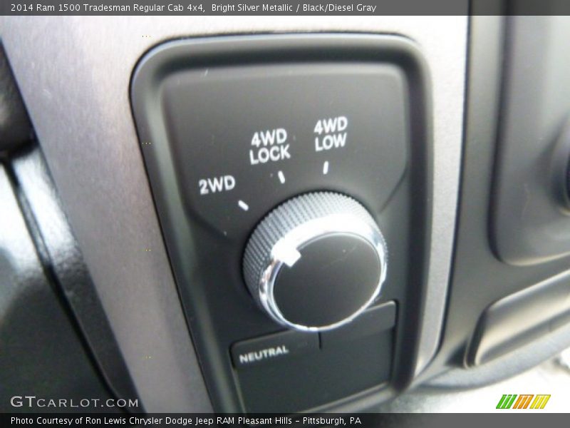 Bright Silver Metallic / Black/Diesel Gray 2014 Ram 1500 Tradesman Regular Cab 4x4