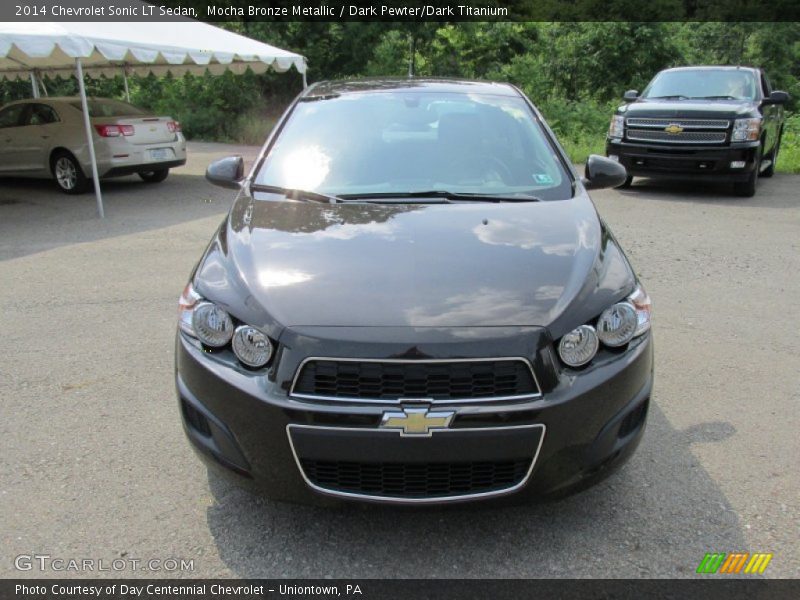 Mocha Bronze Metallic / Dark Pewter/Dark Titanium 2014 Chevrolet Sonic LT Sedan