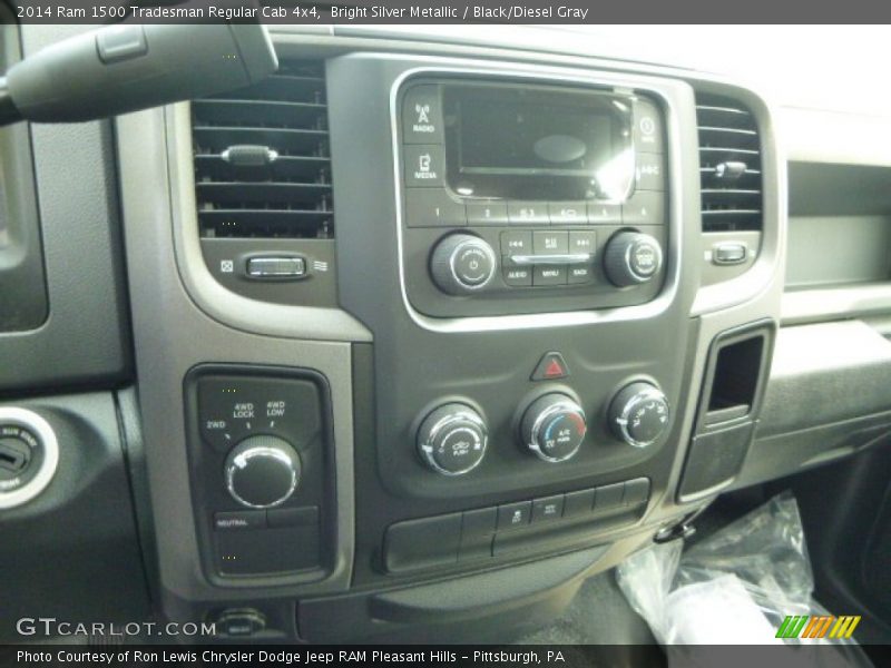 Bright Silver Metallic / Black/Diesel Gray 2014 Ram 1500 Tradesman Regular Cab 4x4
