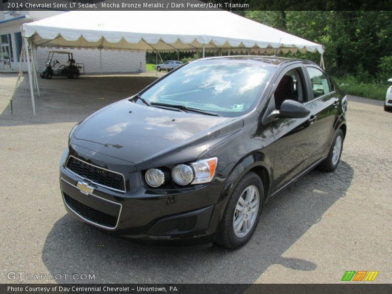 Mocha Bronze Metallic / Dark Pewter/Dark Titanium 2014 Chevrolet Sonic LT Sedan