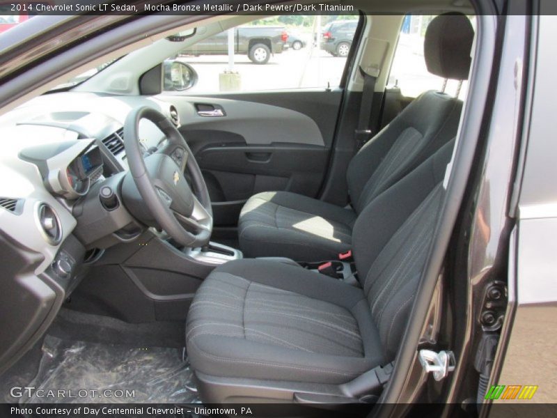 Mocha Bronze Metallic / Dark Pewter/Dark Titanium 2014 Chevrolet Sonic LT Sedan
