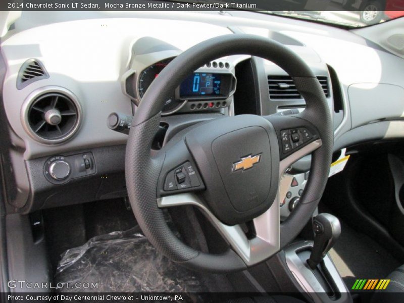 Mocha Bronze Metallic / Dark Pewter/Dark Titanium 2014 Chevrolet Sonic LT Sedan