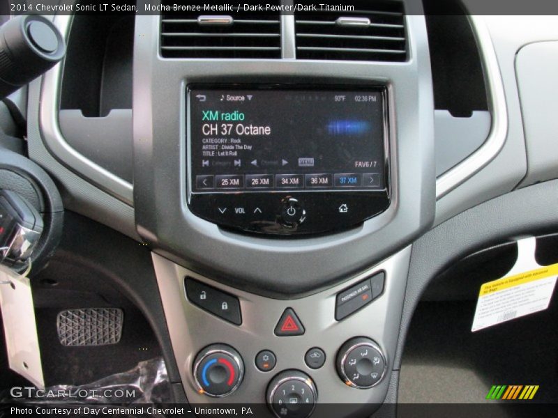 Mocha Bronze Metallic / Dark Pewter/Dark Titanium 2014 Chevrolet Sonic LT Sedan