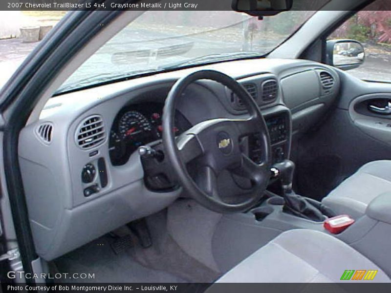 Graystone Metallic / Light Gray 2007 Chevrolet TrailBlazer LS 4x4